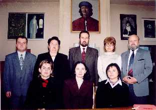 Кафедра ўвосень 2002 г.